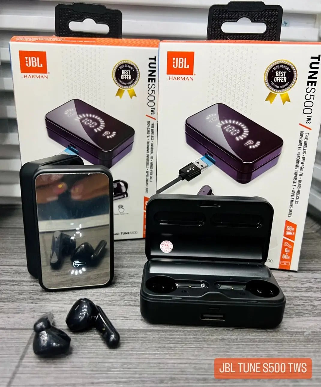 Écouteurs JBL HARMAN S500 66H d'autonomie